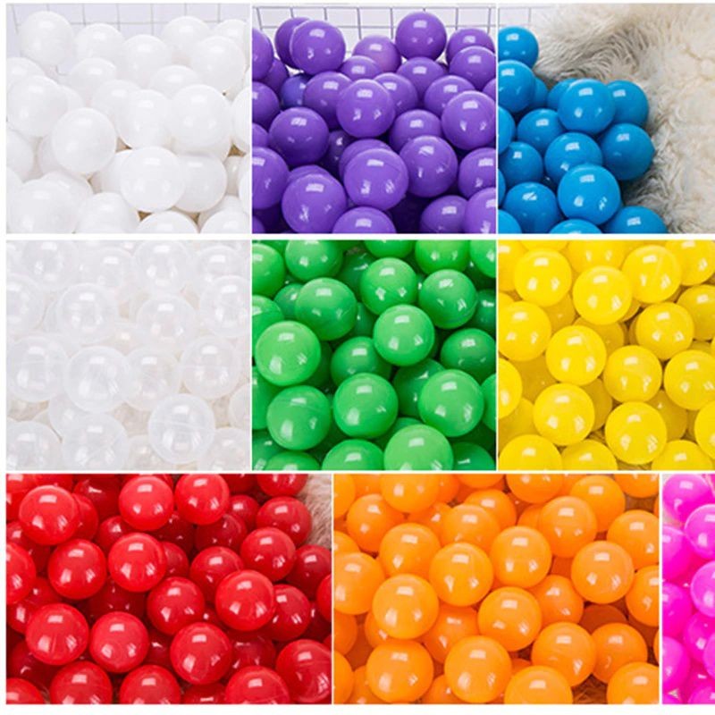 100 pcs/lot Eco-Friendly Colorful Ball Pits Soft Plastic Ocean Ball Water Pool Ocean Wave Ball Swim Toys For Children Kids Baby