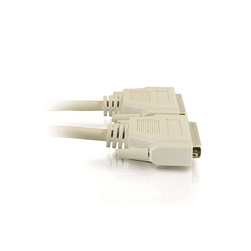 02689 DB37 MF Serial RS232 Extension Cable Beige 6 Feet 182 Meters