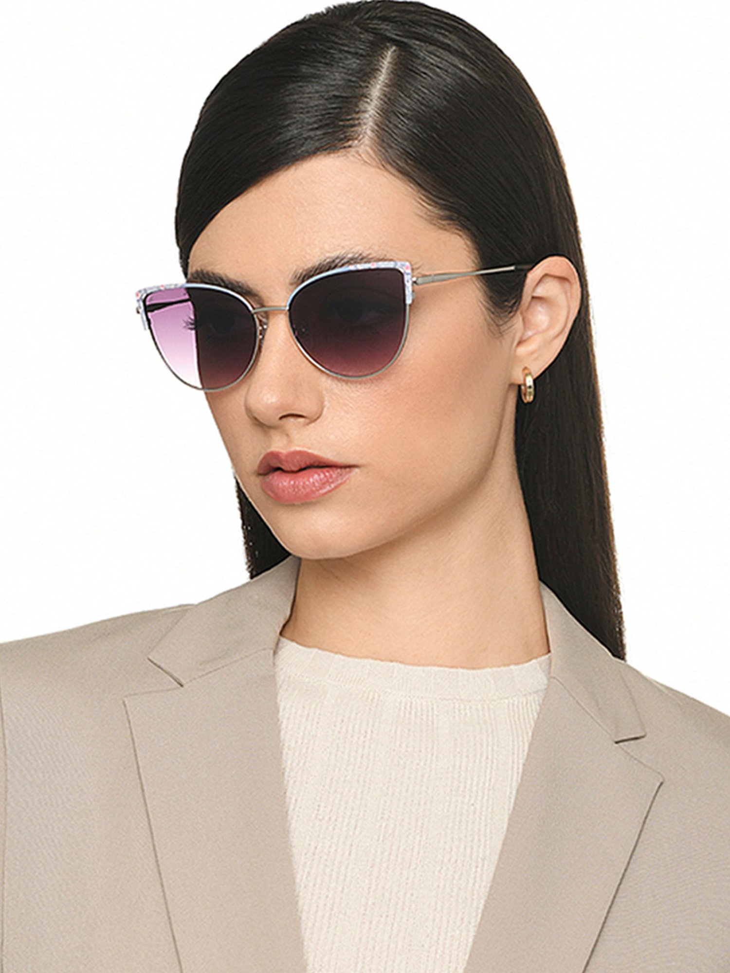 Vincent Chase Purple Cat Eye UV Protection sunglasses For Women