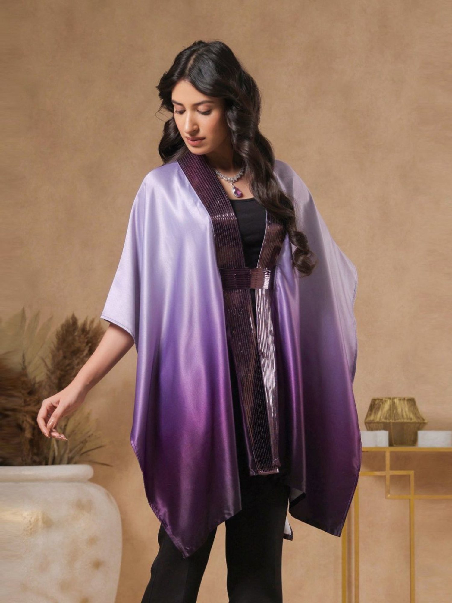 BInfinite Purple Sitara Twilight Cape