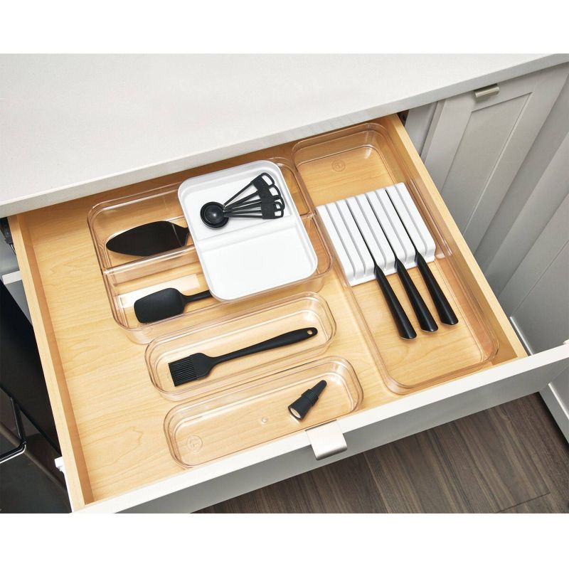 iDESIGN Crisp Knife Organizer Clear