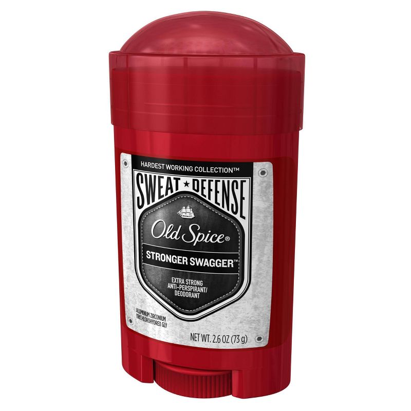 Old Spice Hardest Working Collection Sweat Defense Stronger Swagger Antiperspirant & Deodorant - 2.6oz