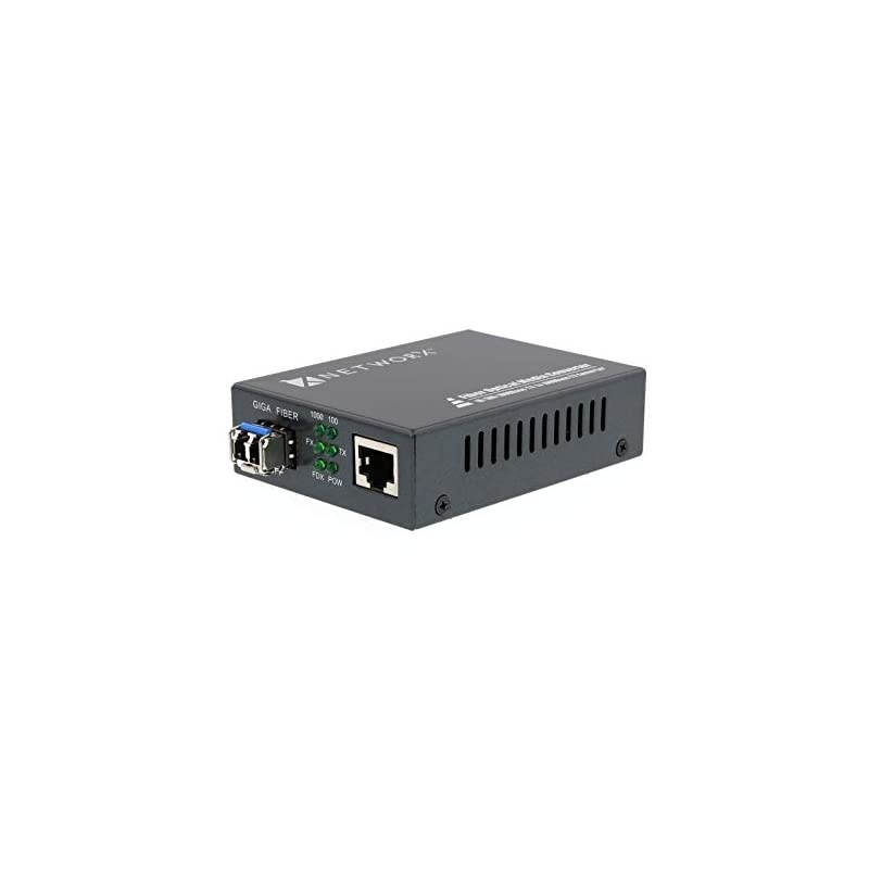 Gigabit Fiber Media Converter - UTP to 1000Base-SX - LC Multimode, 550m, 850nm