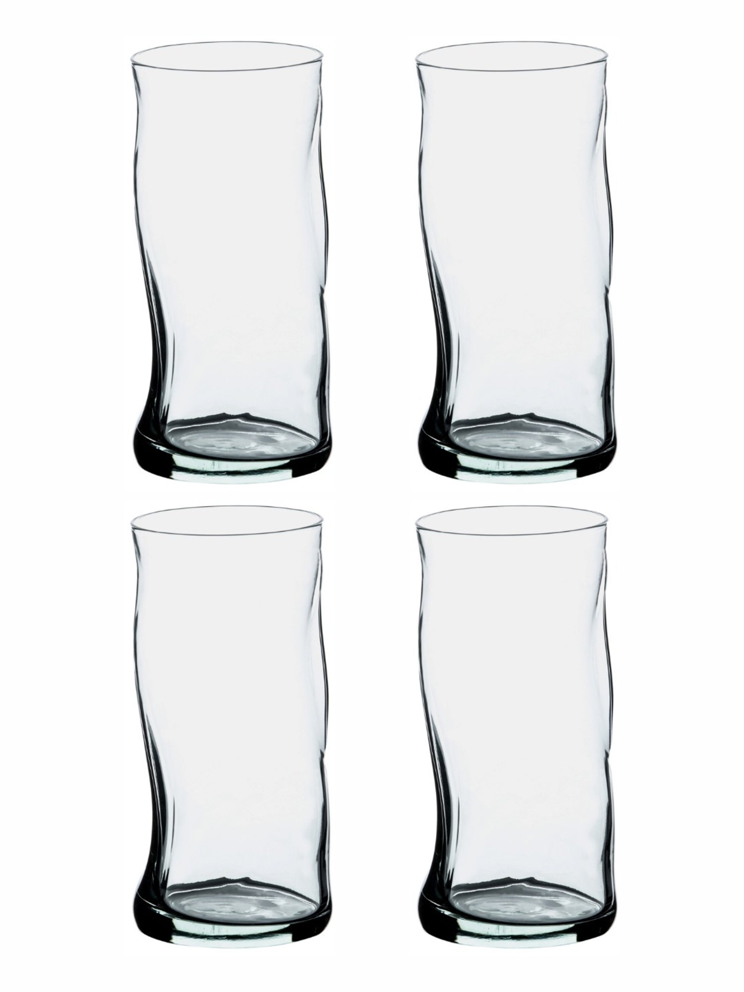 Pasabahce Transparent Glass Tumbler - Set of 4 (440ml)
