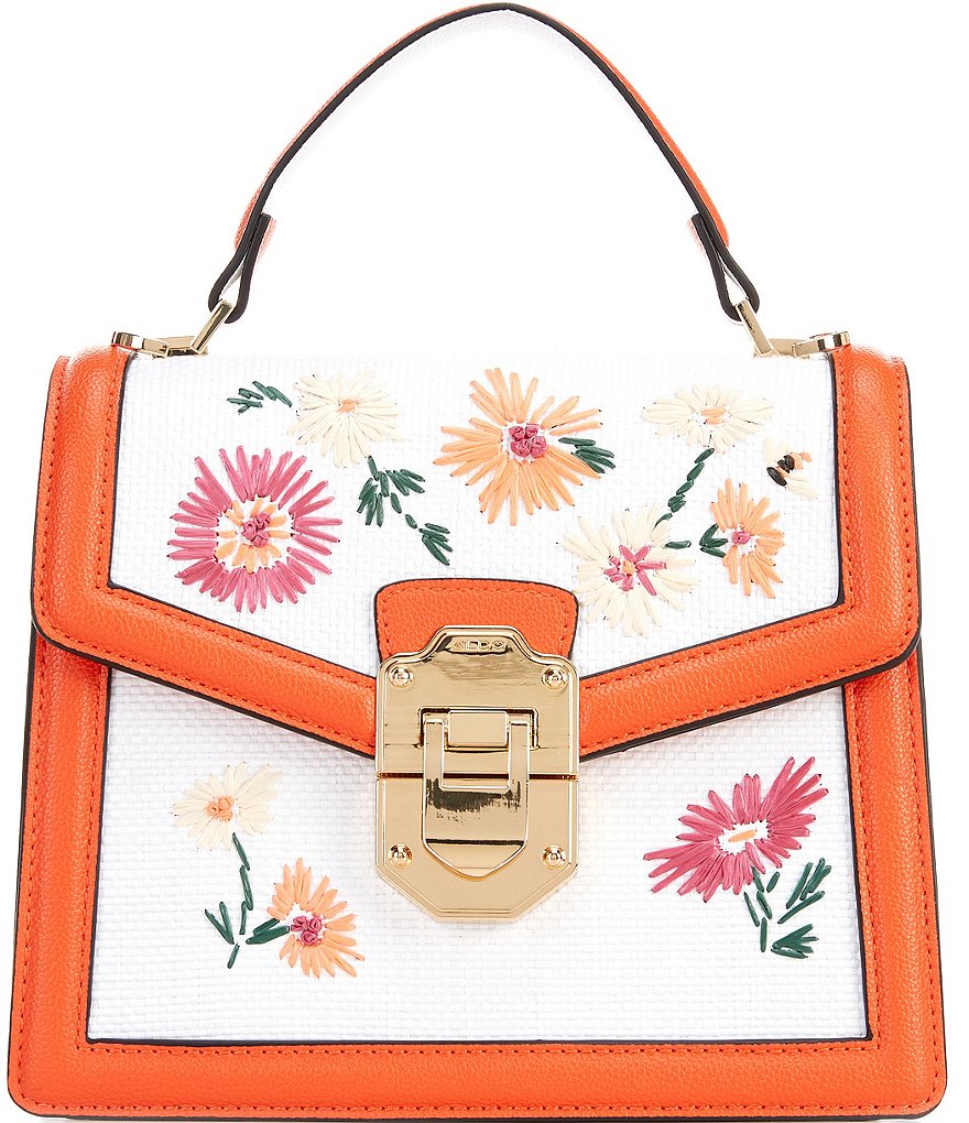 ALDO Adryniel Floral Top Handle Satchel Bag