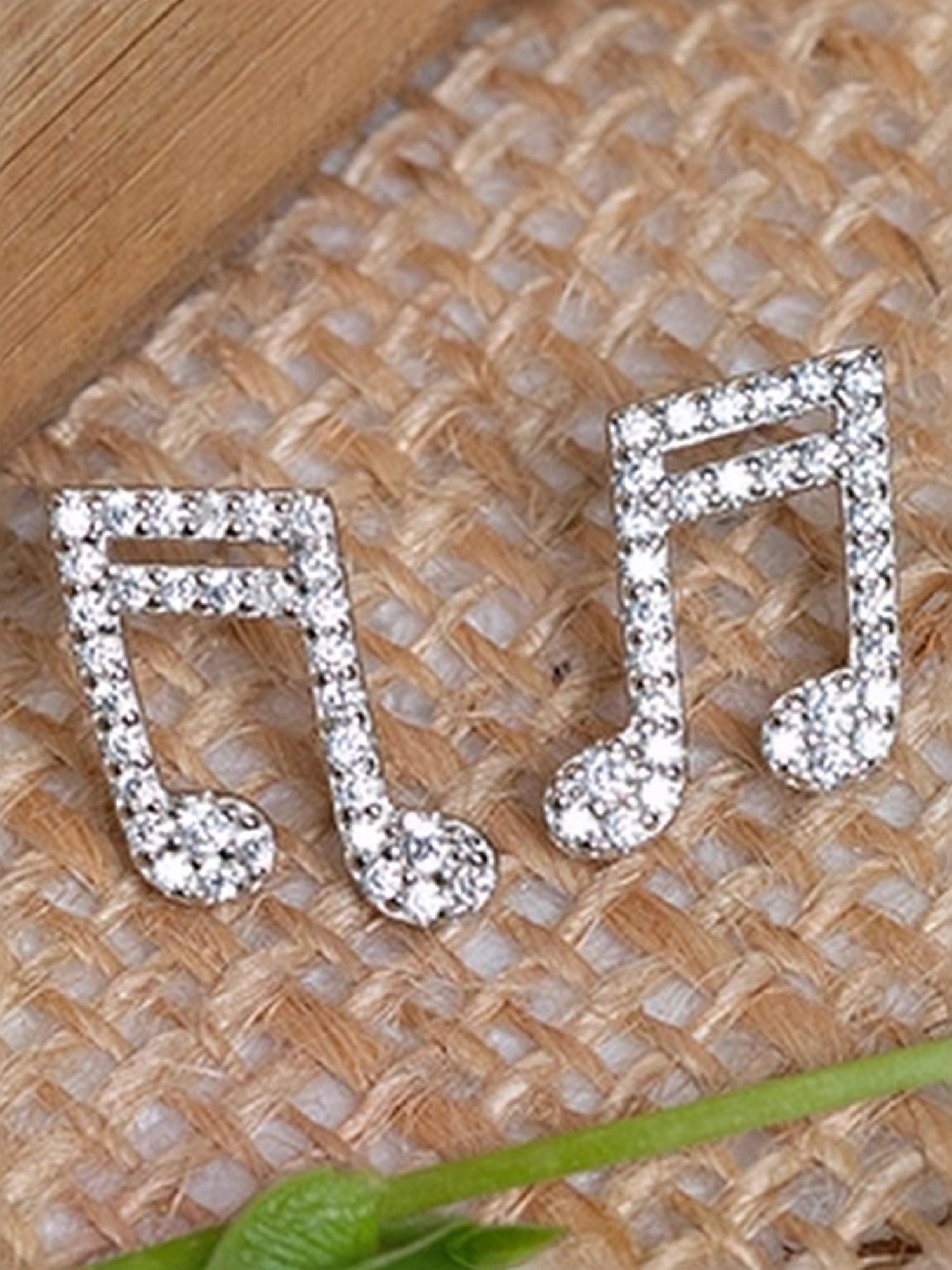 Touch925 Sterling Silver Music Trinket Silver Tops for Women & Girls