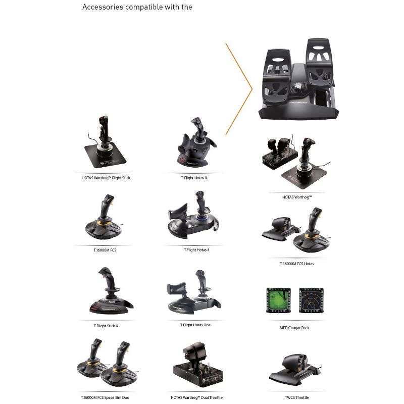 Thrustmaster TFRP Rudder (PS4, XOne & PC)