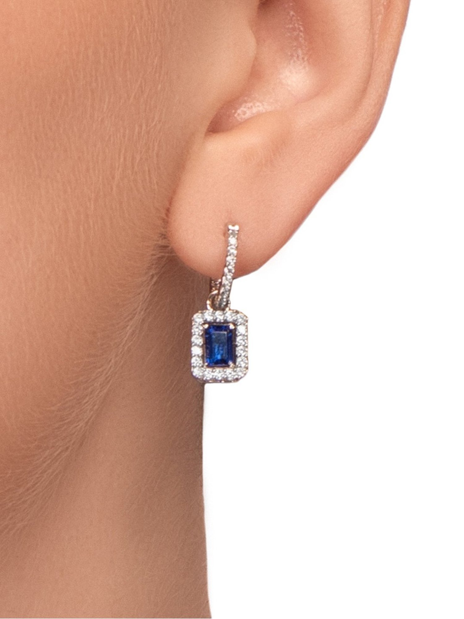 Juicy Couture Selena Blue Drop Earrings for Women