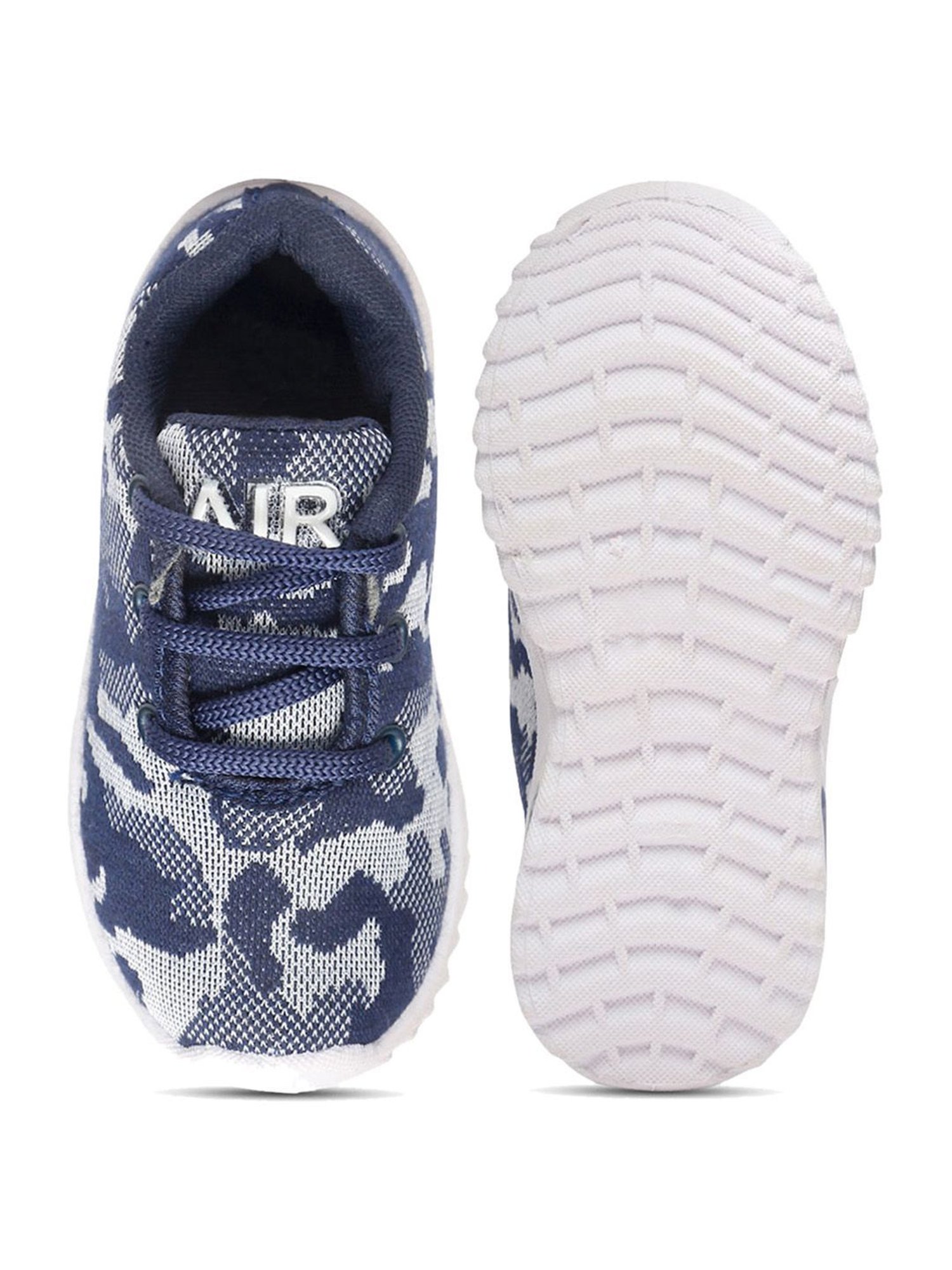 Tiny Bugs Kids Blue Lace Up Shoes