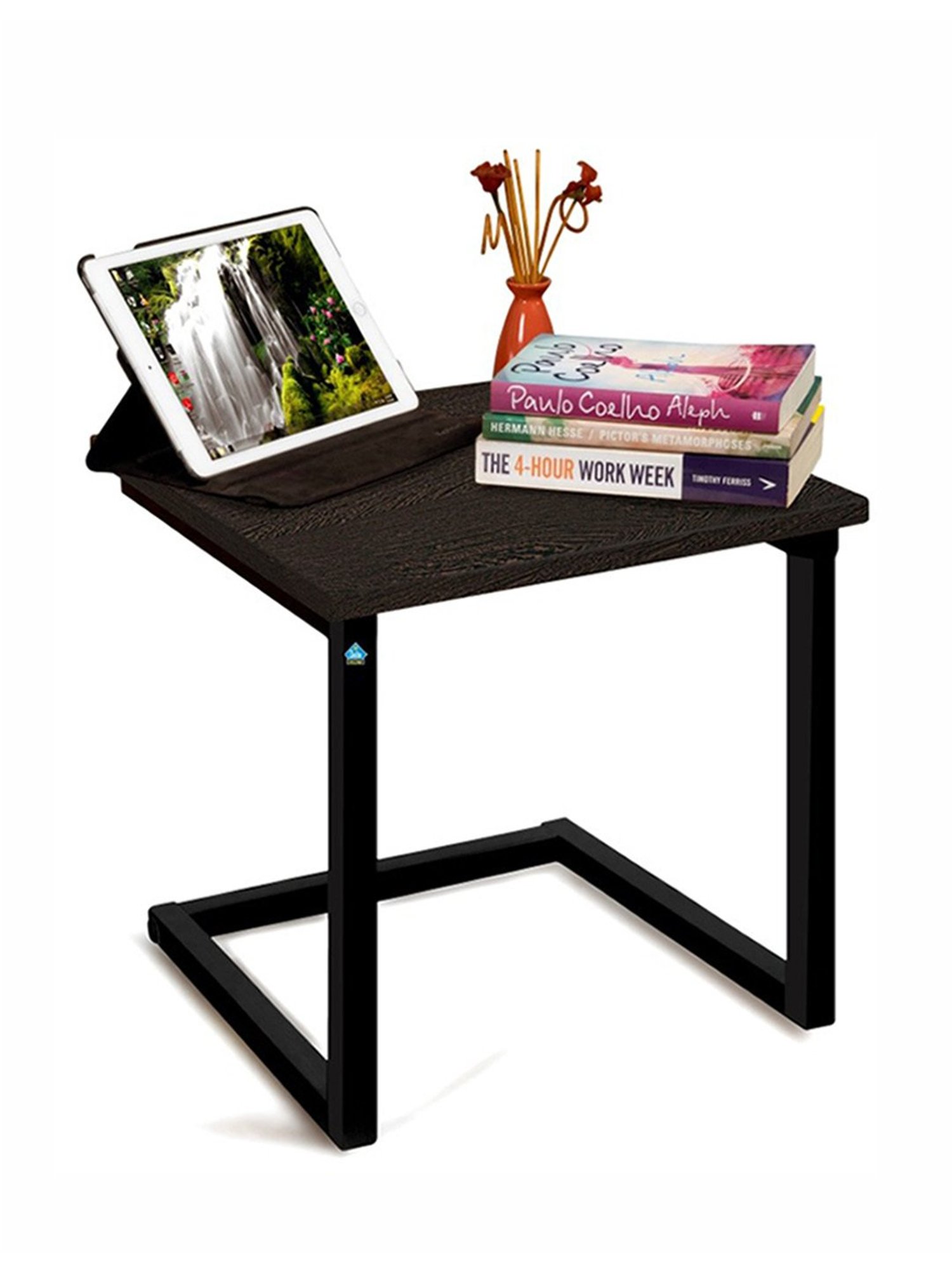 Delite Kom Ren Flowery Wenge Engineered Wood Side Table