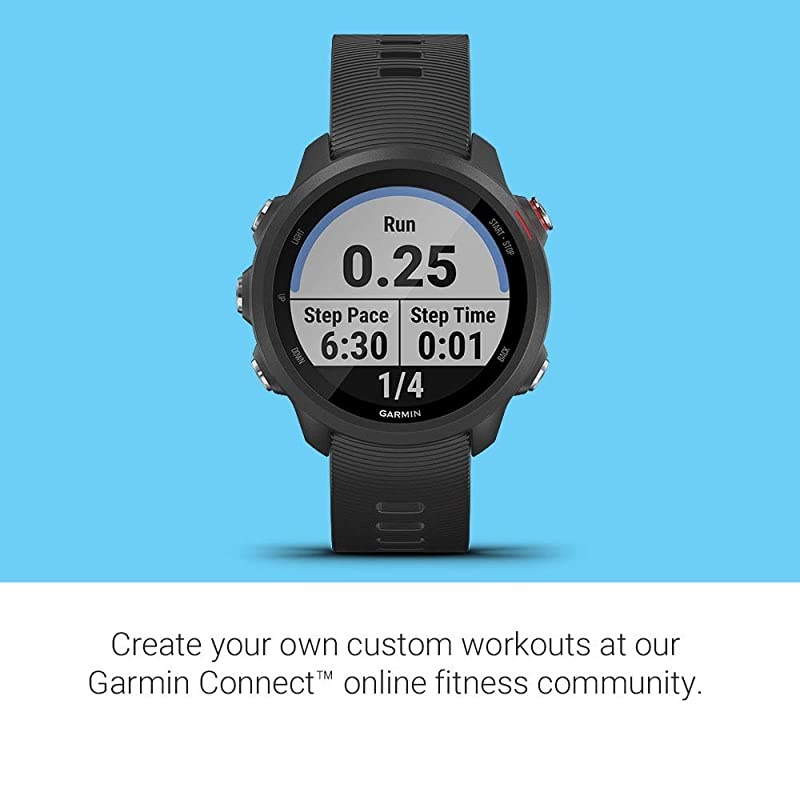 Forerunner 245 Music, GPS Running Smartwatch with Music and Advanced Dynamics, Black