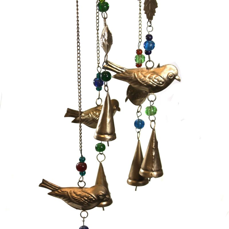 Home & Garden 12.0" Dragonfly Hanging Moblie Bells Beads Yard Decor Amscan  -  Bells And Wind Chimes