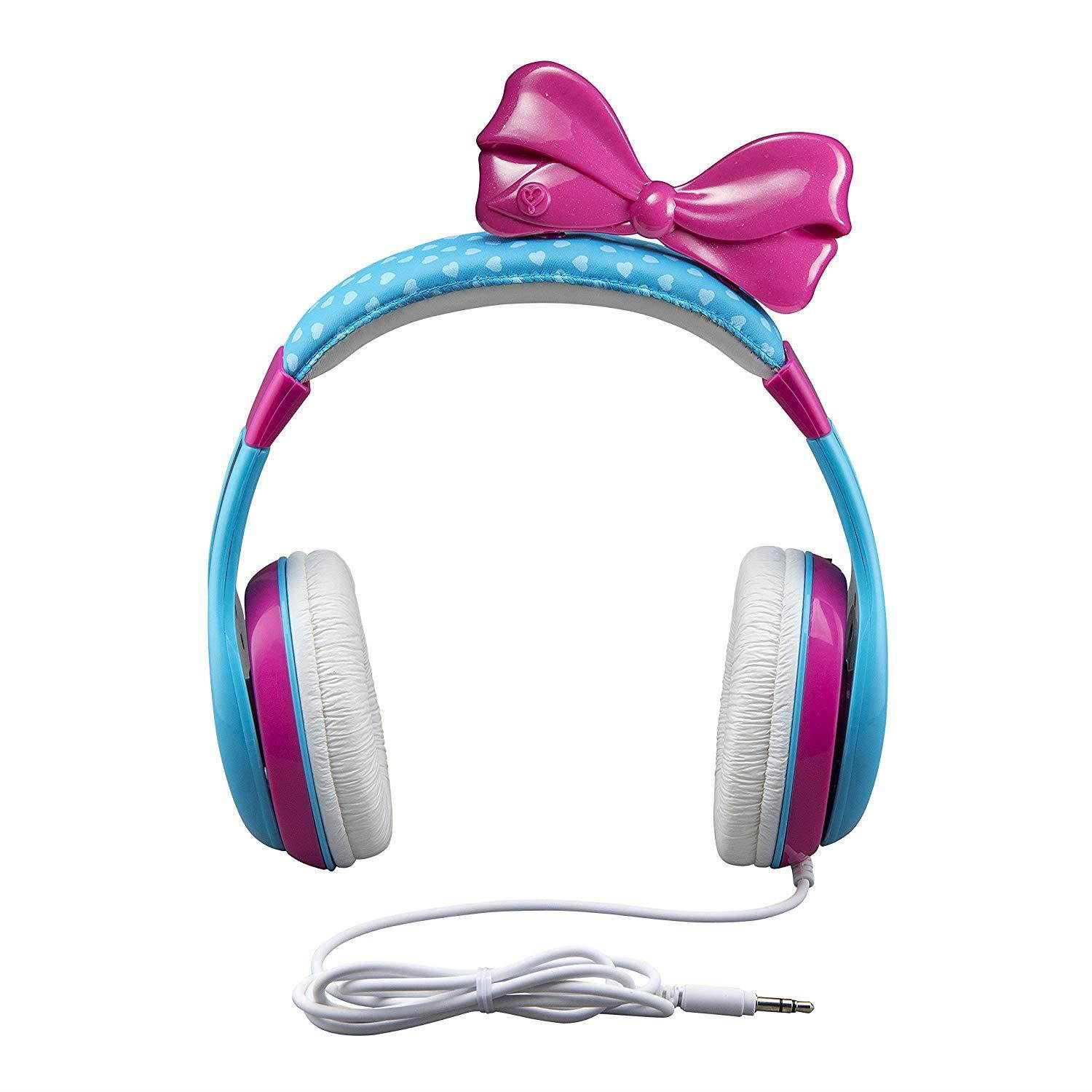 Jojo Siwa Headphones for Kids with Built in Volume Limiting Feature for Kid Friendly Safe Listening