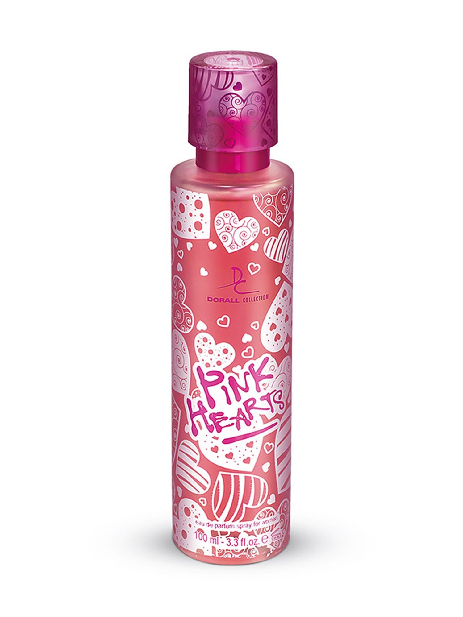Dorall Collection Pink Hearts Eau de Parfum For Women - 100 ml