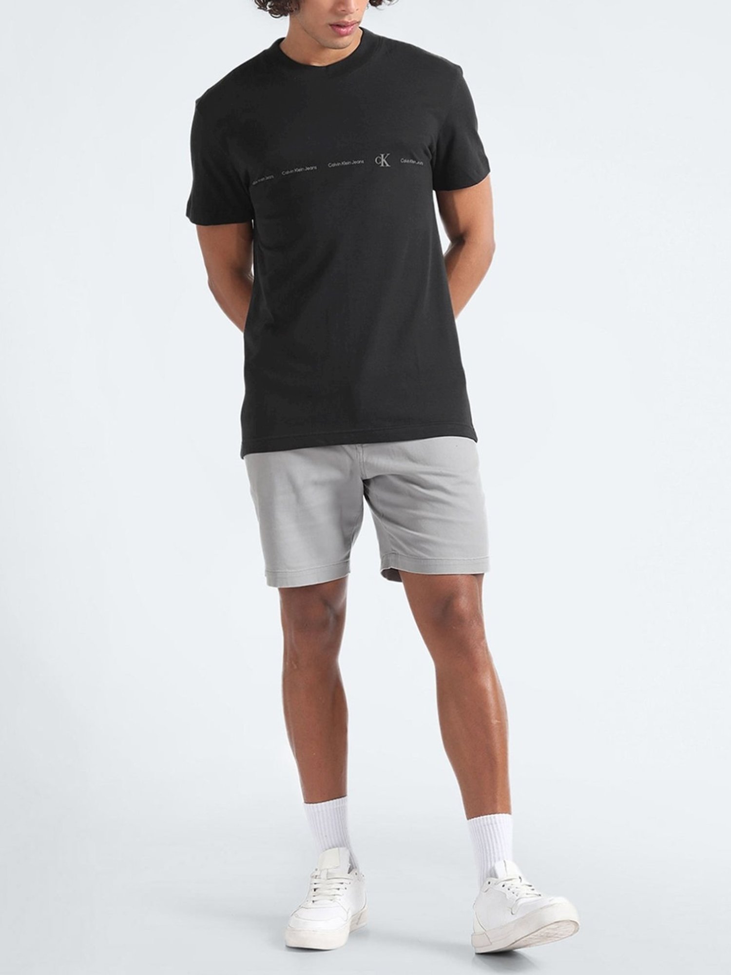 Calvin klein Jeans Black Logo Regular Fit T-Shirt