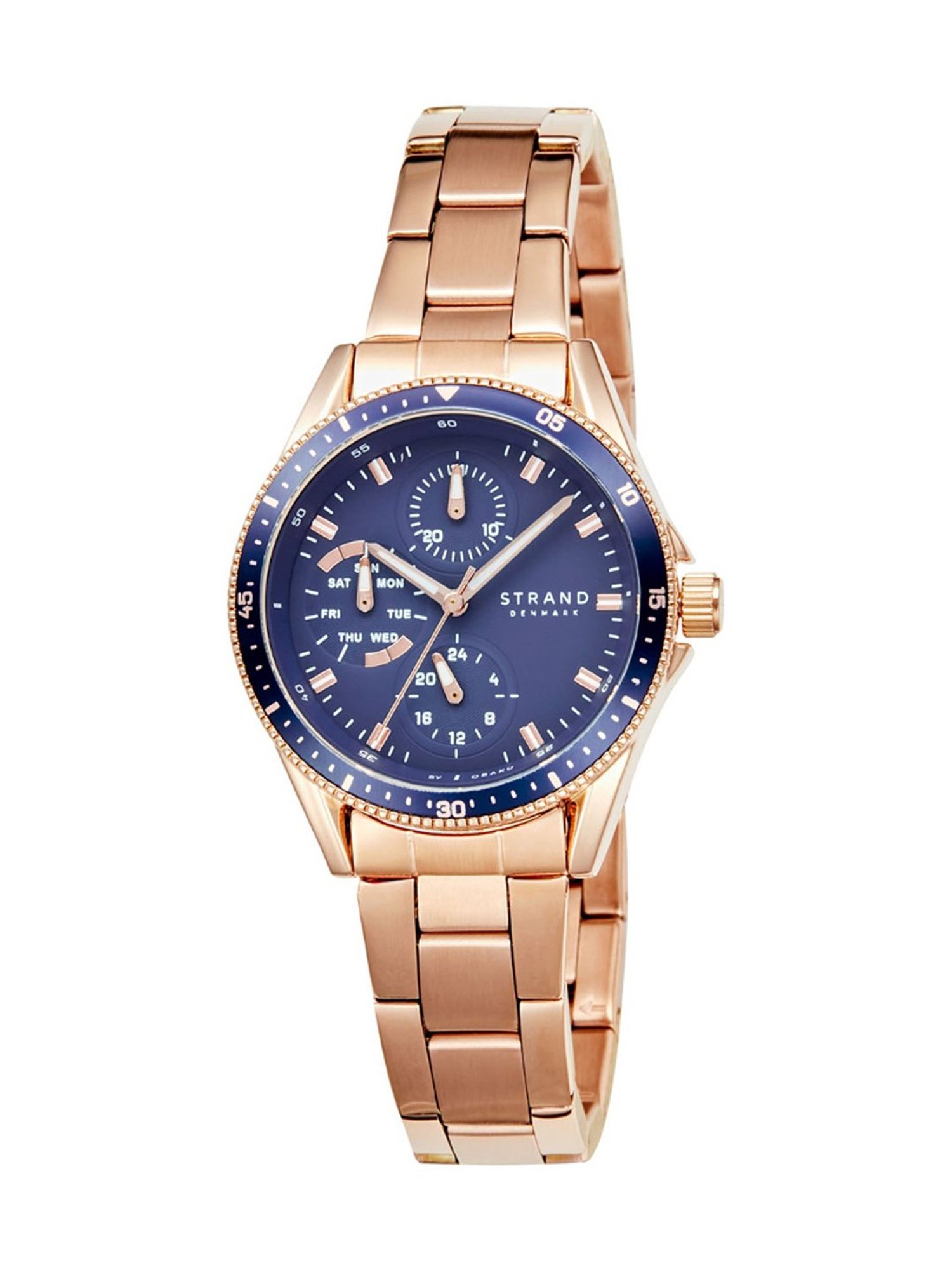 STRAND by Obaku S745LMVLSV Bay Mini Lapis Multifunction Watch for Women