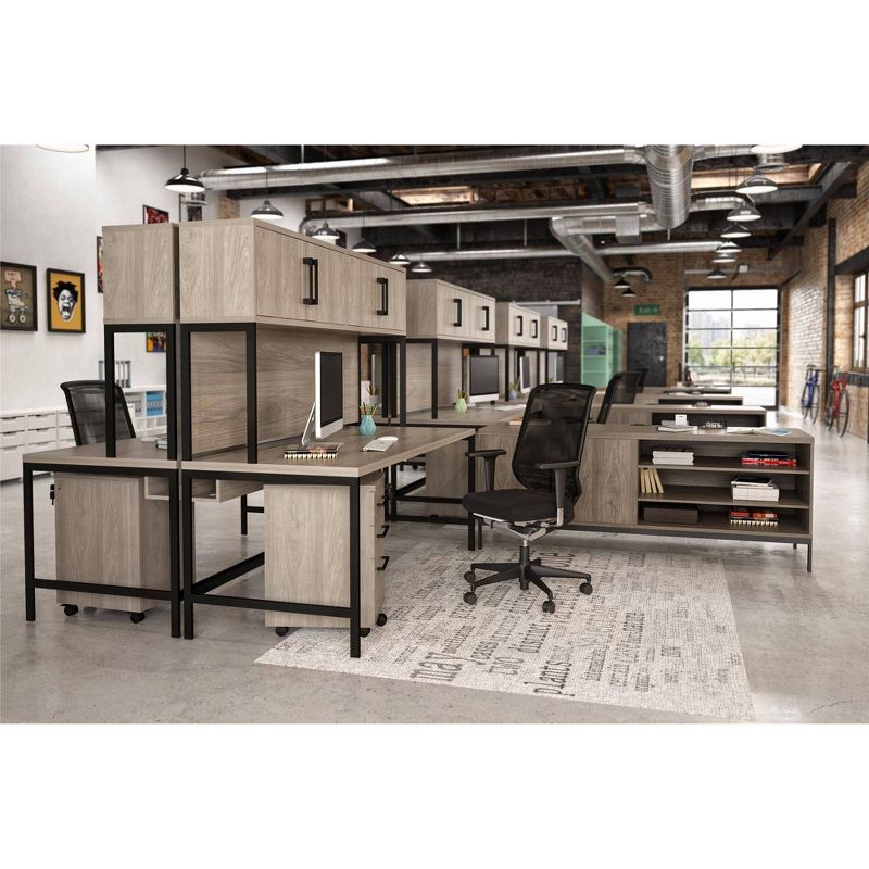 Parkside Computer Desk Light Brown - Ameriwood Home