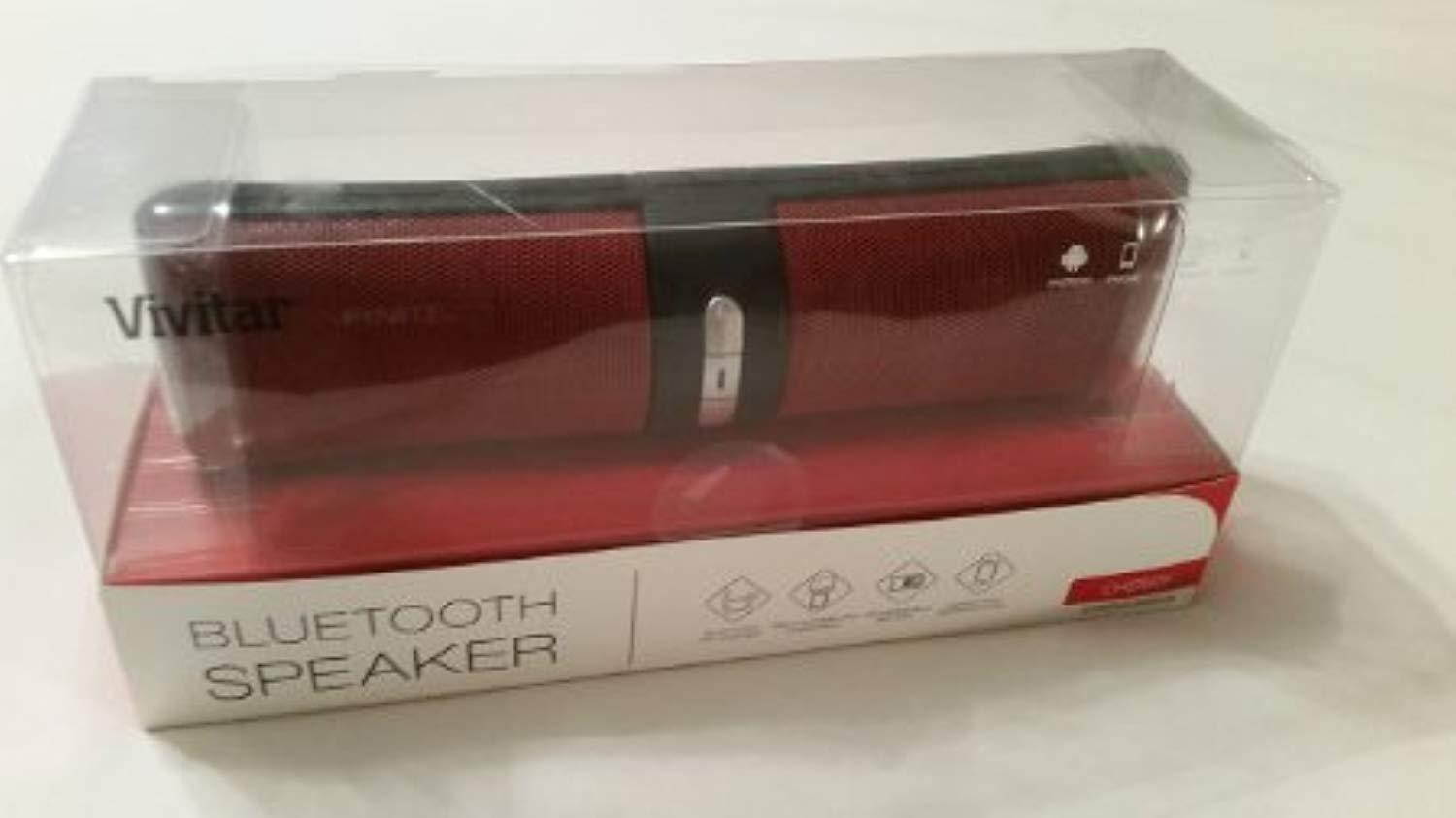 vivitar bar bluetooth speaker red