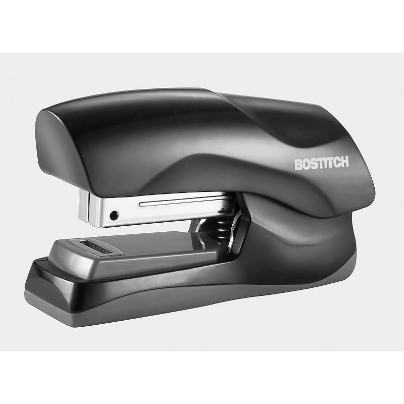 Bostitch Stapler 40-Sheet Half Strip Flat Clinch Black B175BLK