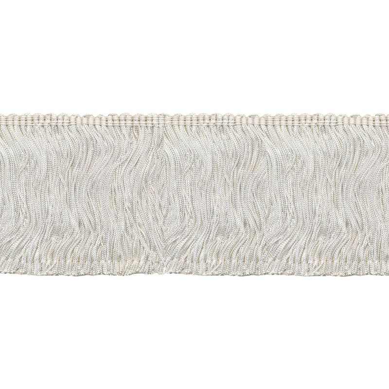 Simplicity Polyester Fringe 4"X9yd-White
