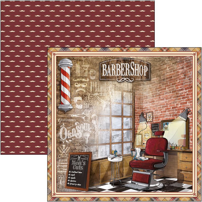 Ciao Bella Double-Sided Paper Pack 90lb 12"X12" 12/Pkg-Hipster, 12 Designs/1 Each