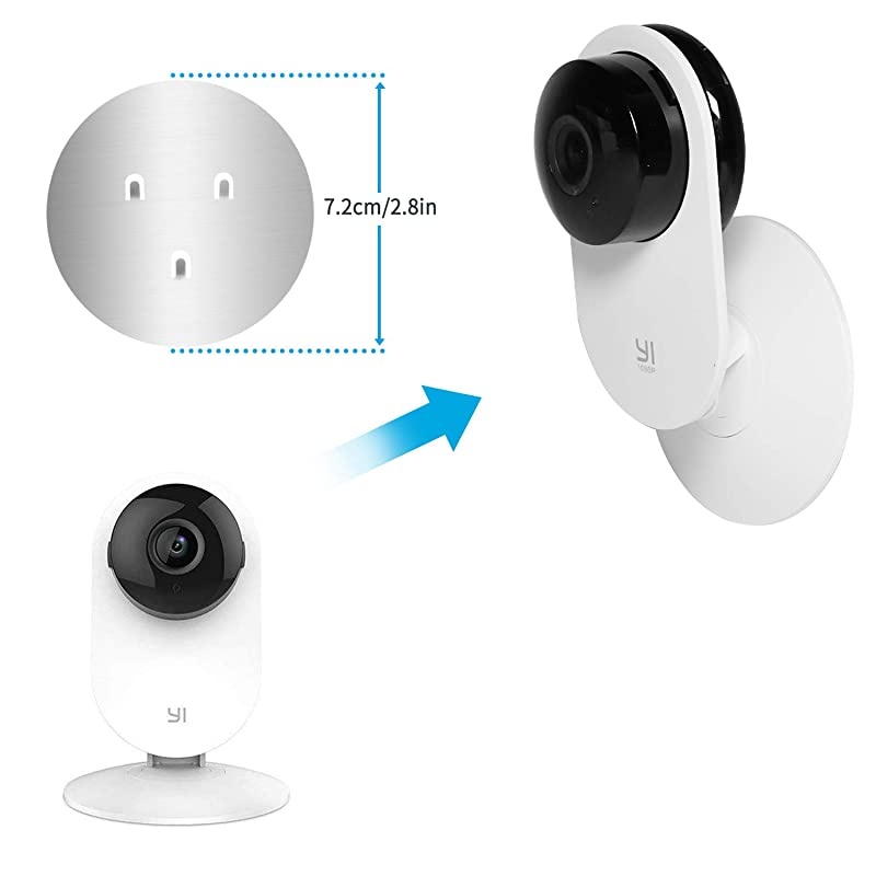 Pack Wall Mount for Yi Home Security Camera No Punching Extremely Simple Installation Camera is NOT Included