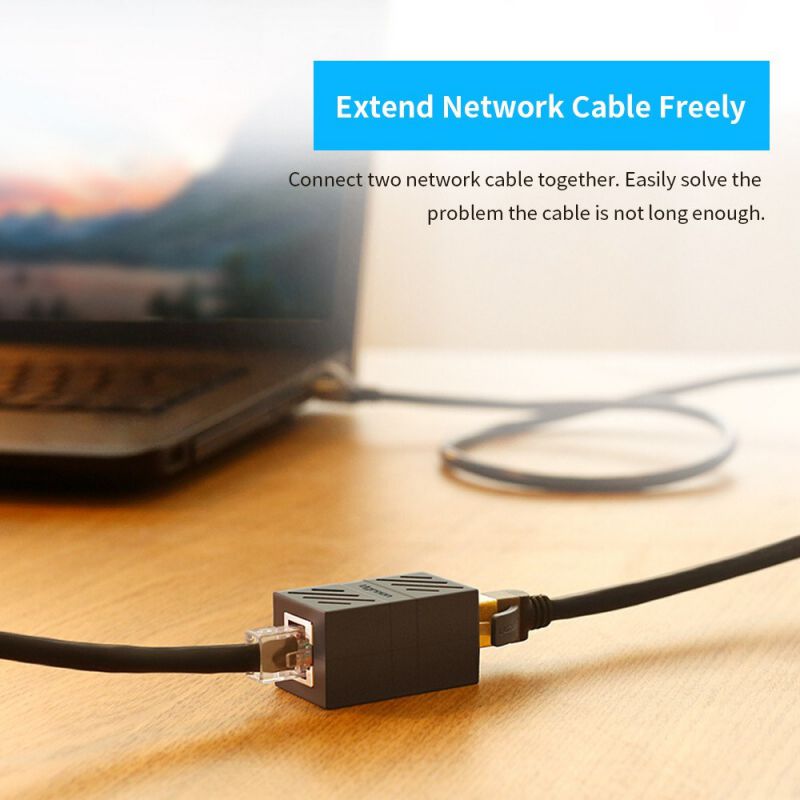 VENTION Network Cable Coupler RJ45 Cable Extension LAN Cables Cat6 Ethernet Gigabit Module Connector Female to Female