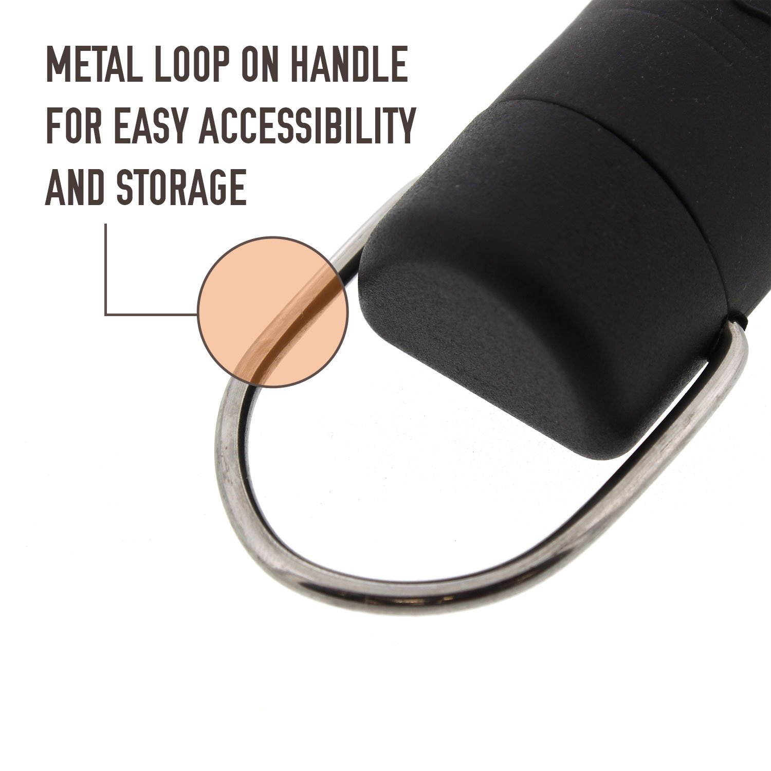 Yukon Glory BBQ Grill Brush- Stainless Steel Bristles 3 Sides, 6-inch Flexible Head, 18 Inch