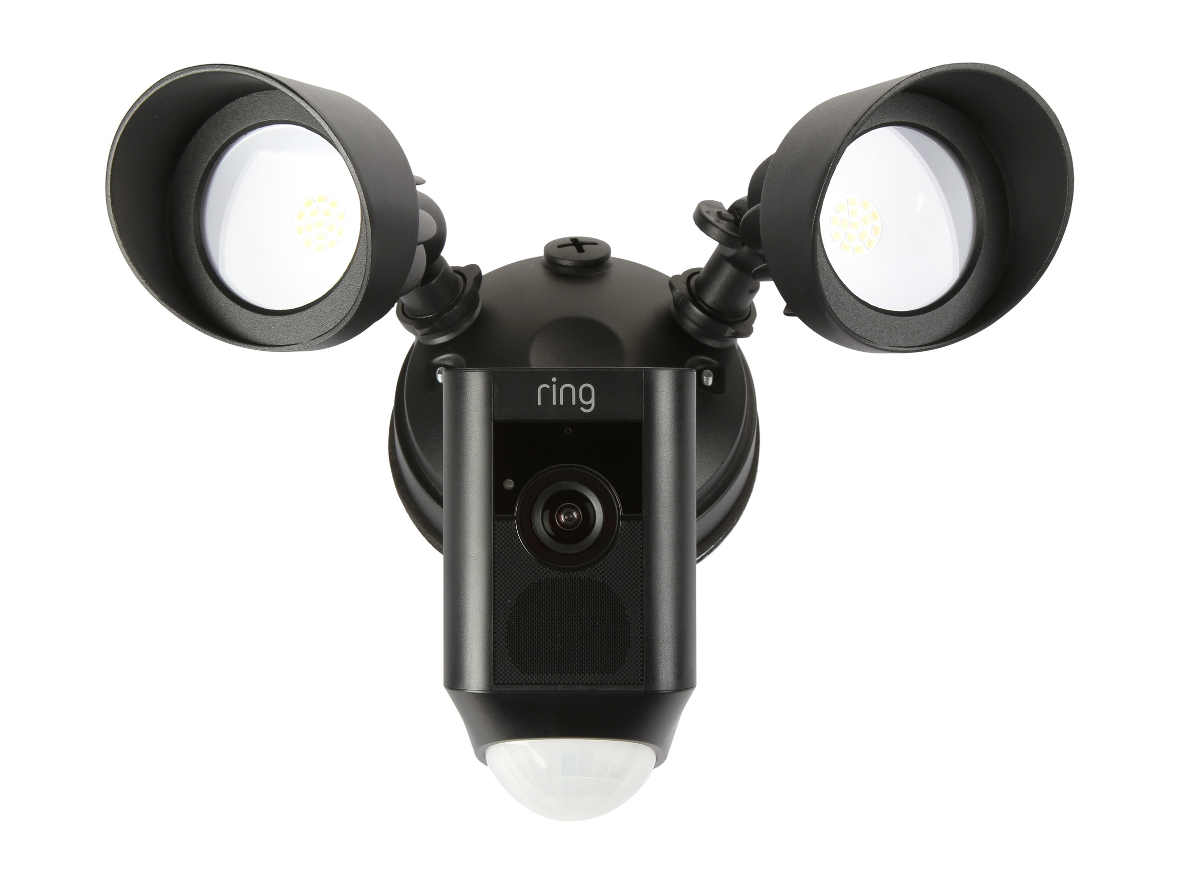 Ring Floodlight Cam, Motion-Activated HD Security Camera with built-in Floodlights, a Siren Alarm and Two-Way Talk (Black)