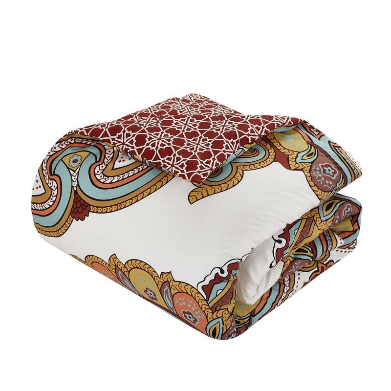 Chic Home Design Queen 5pc Rupa Comforter & Sham Set Beige