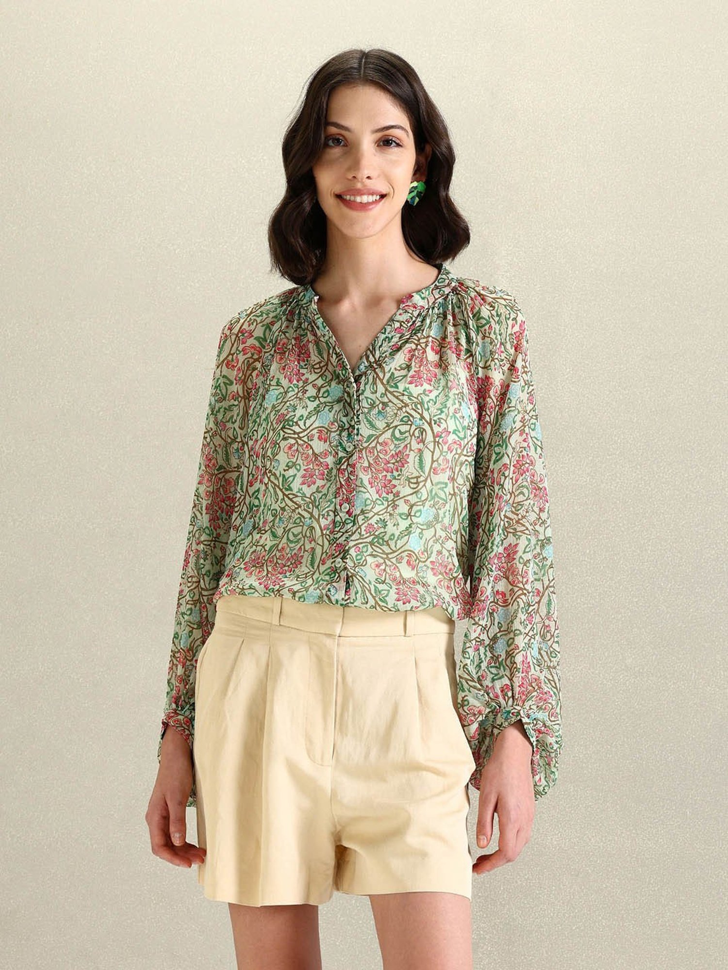 U.S. Polo Assn. Multicolor Printed Top