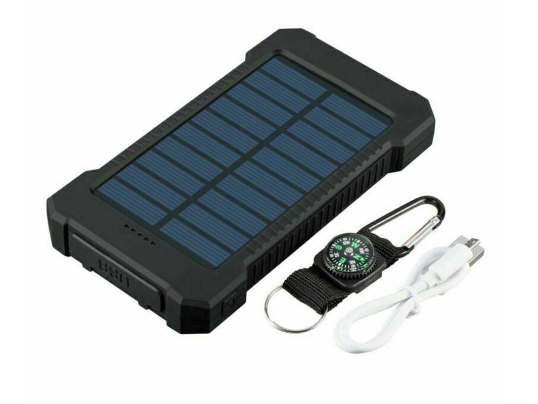 Solar Power Bank 10000mAh Double USB Solar Batterycharger External Battery Portable Charger Bateria Externa Pack for smart phone