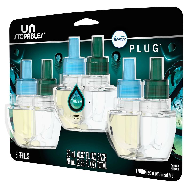 Unstopables Plug Fresh Refill with Fade Defy Technology - 3ct