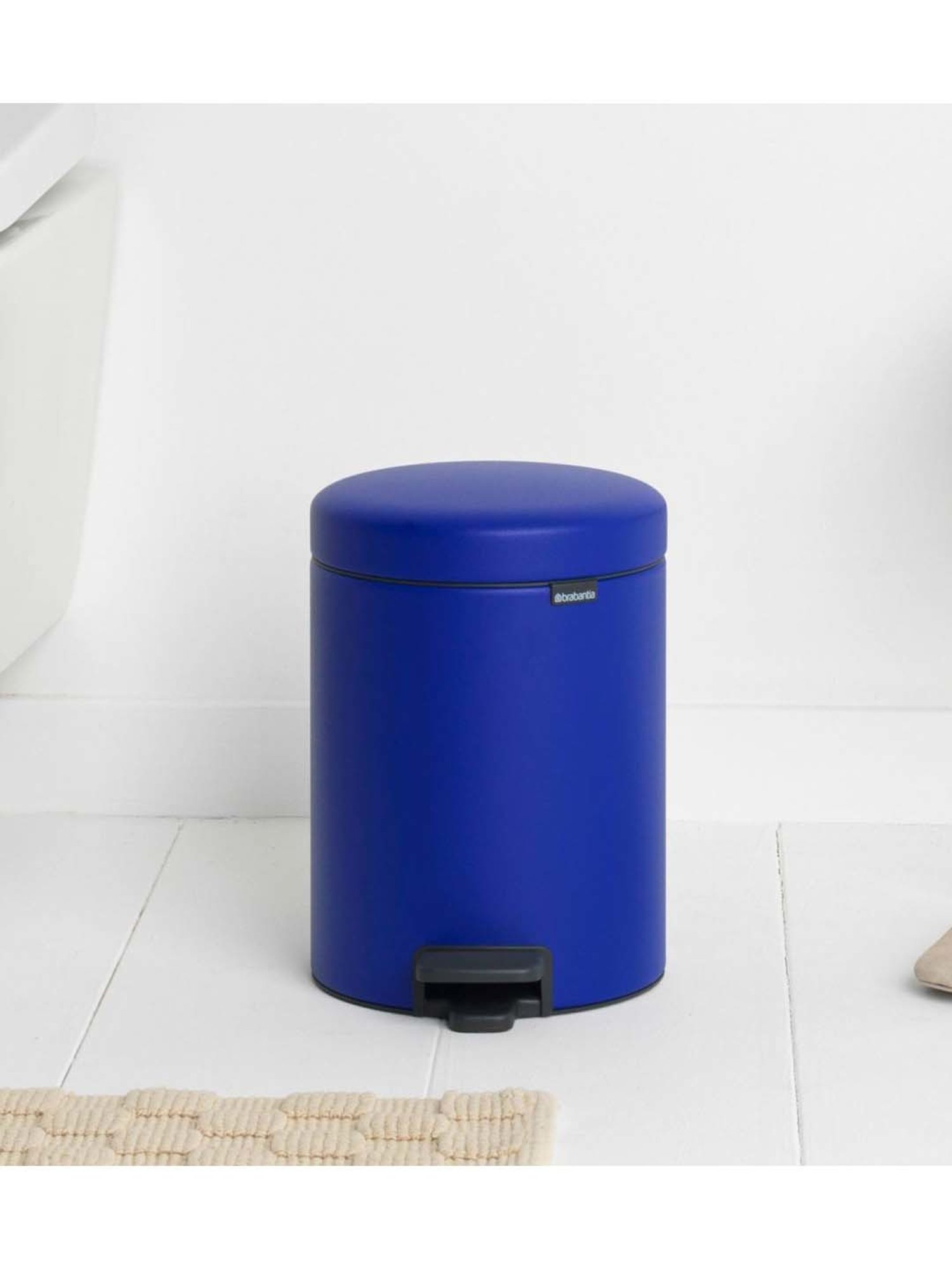 BRABANTIA NewIcon Blue Plastic Pedal Bin (5 L)