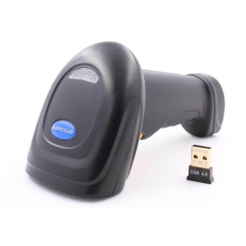 New 2.4G Bluetooth Wireless Laser USB Barcode Scanner Scan Gun Label Reader POS