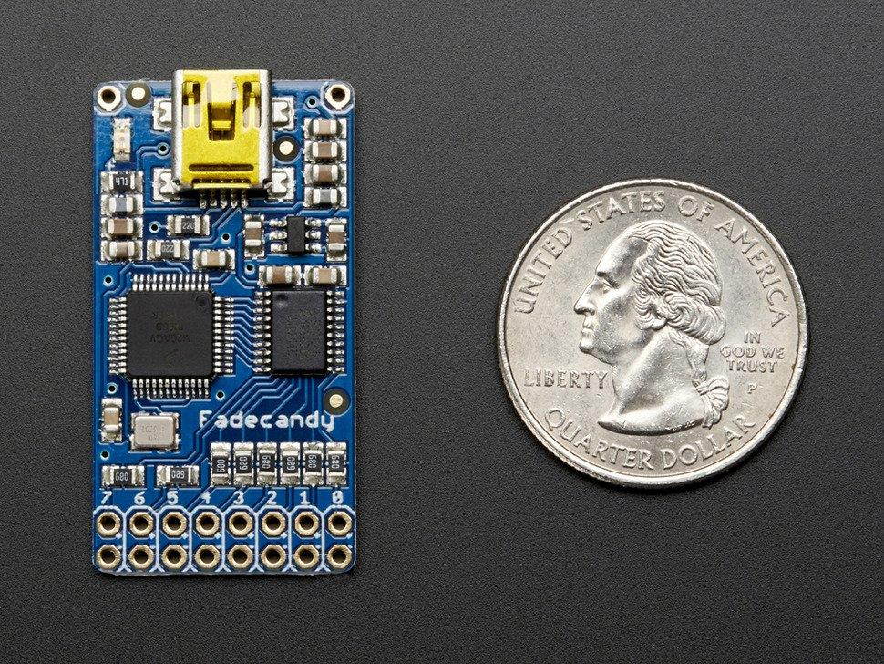 Adafruit FadeCandy - Dithering USB-Controlled Driver for NeoPixels