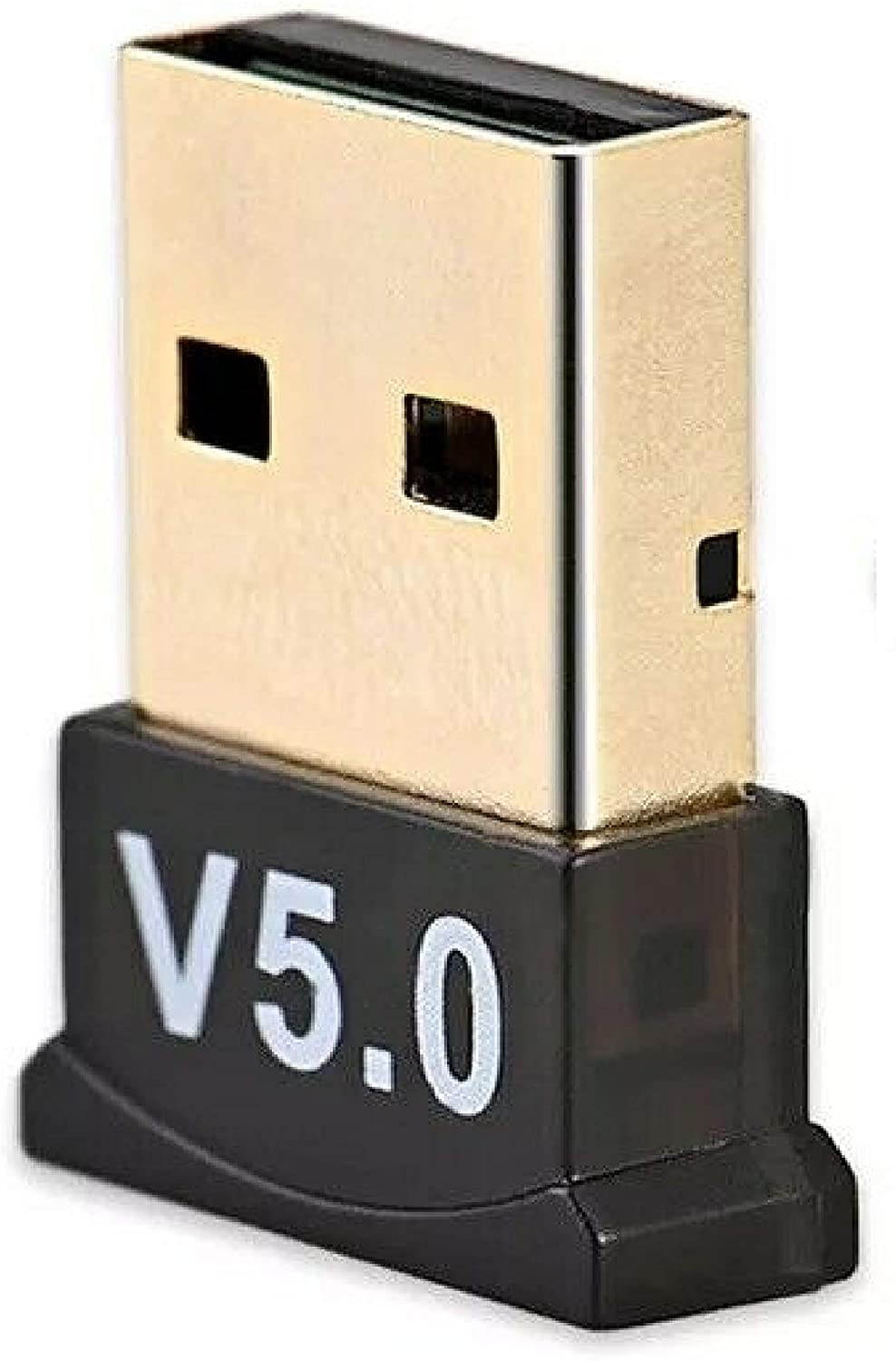 USB Bluetooth 5.0 Wireless Audio Music Stereo Adapter Dongle Receiver for TV PC