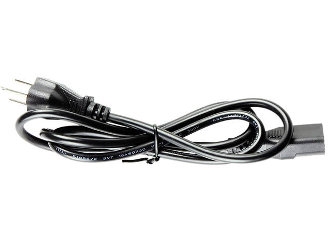 Rocstor Y10C112-B1 5Ft Nema5-15P To C13 Std Computer Pwr Cord Black