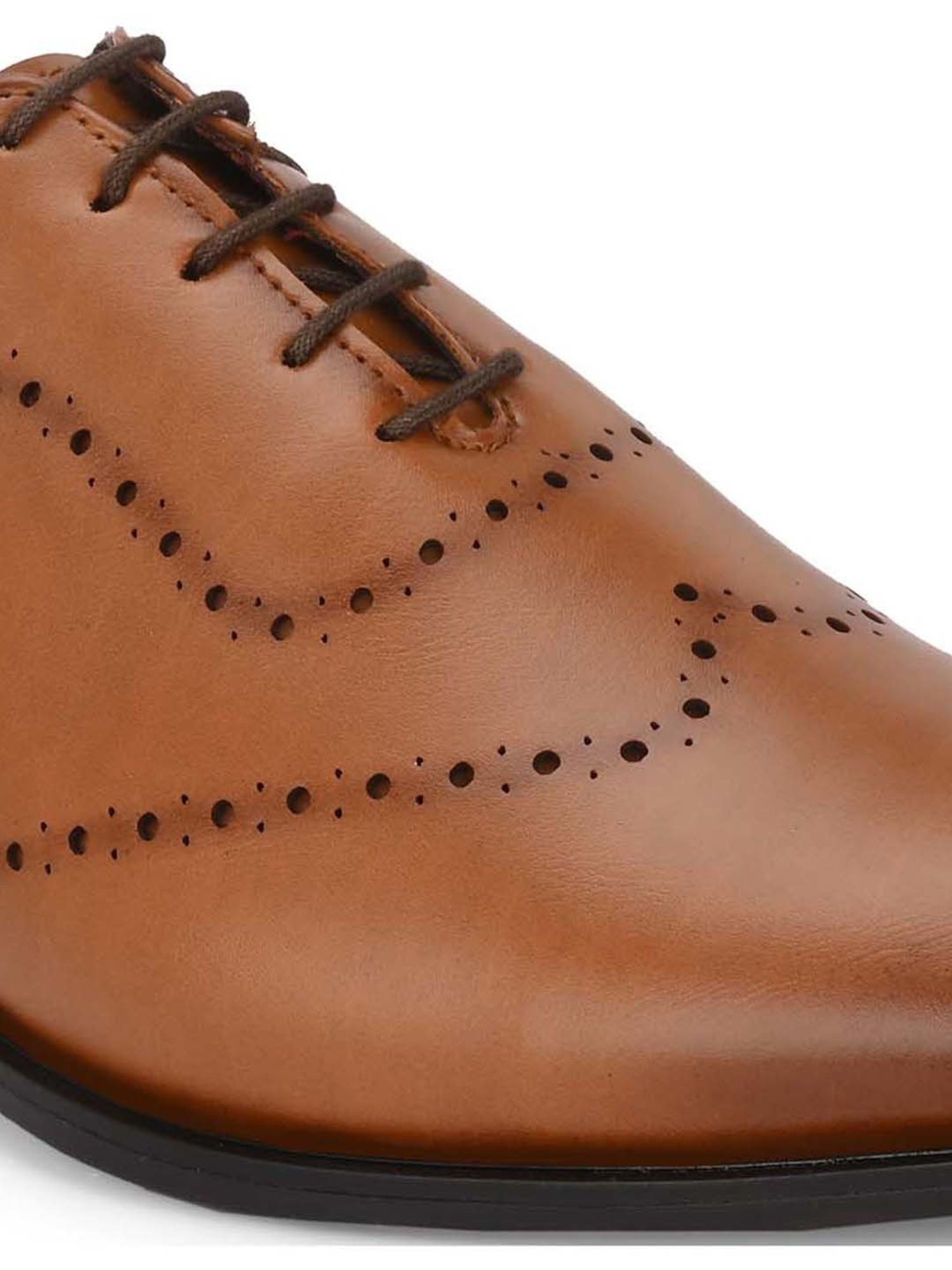 Alberto Torresi Men's Tan Oxford Shoes