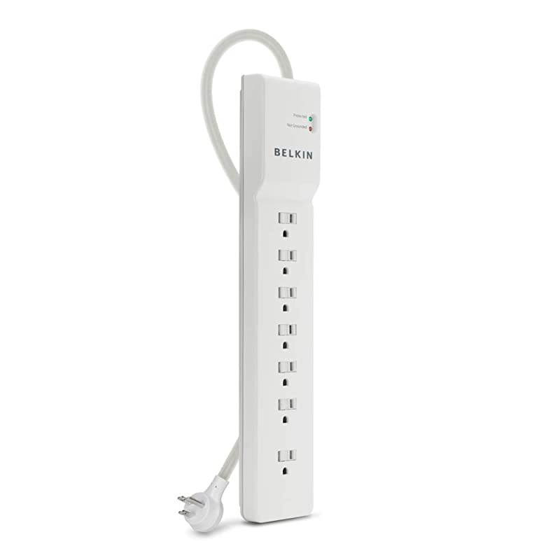 7Outlet Commercial Power Strip Surge Protector with 7Foot Power Cord 750 Joules BE10700007CM