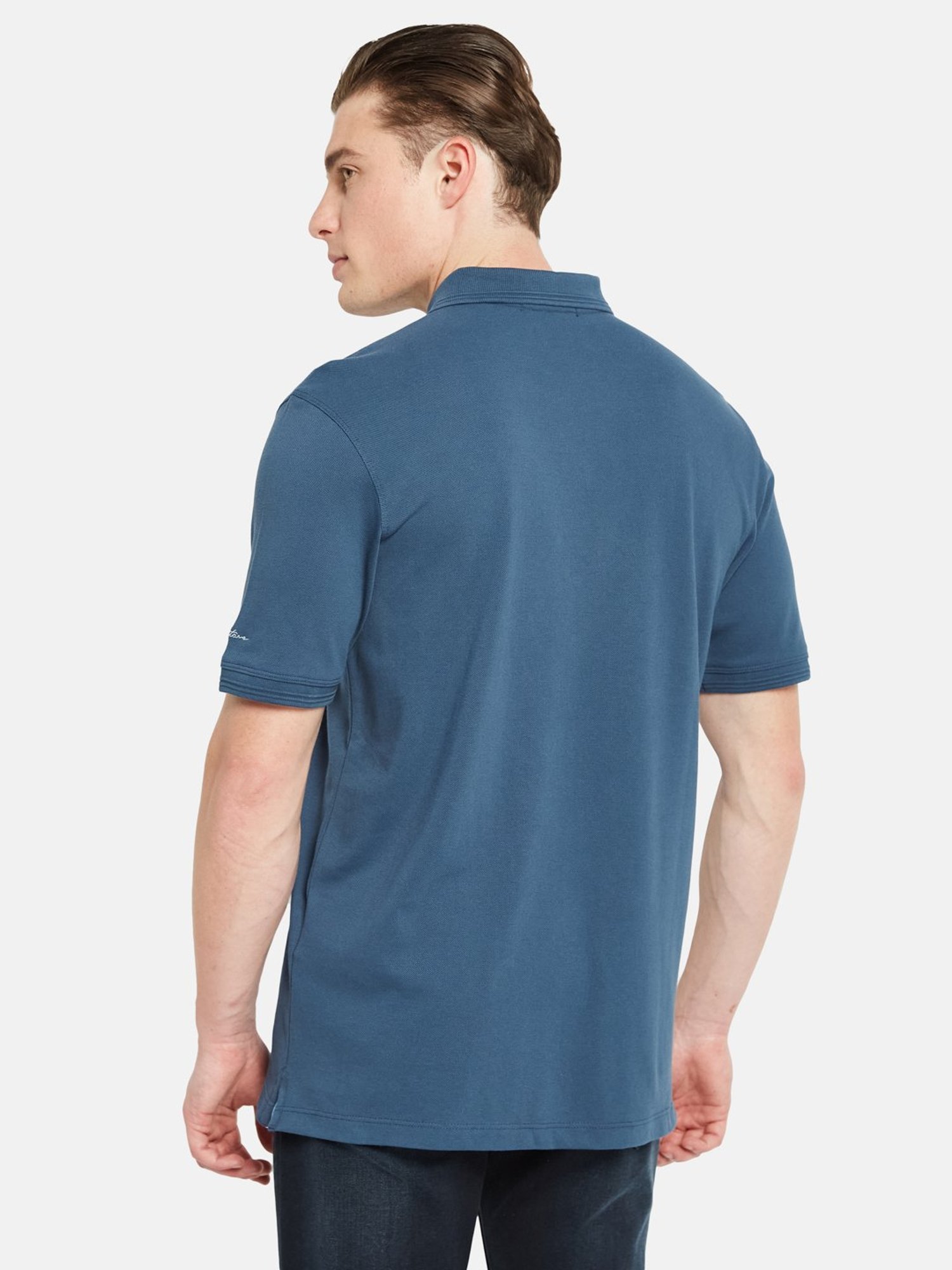 Octave Navy Regular Fit Polo T-Shirt