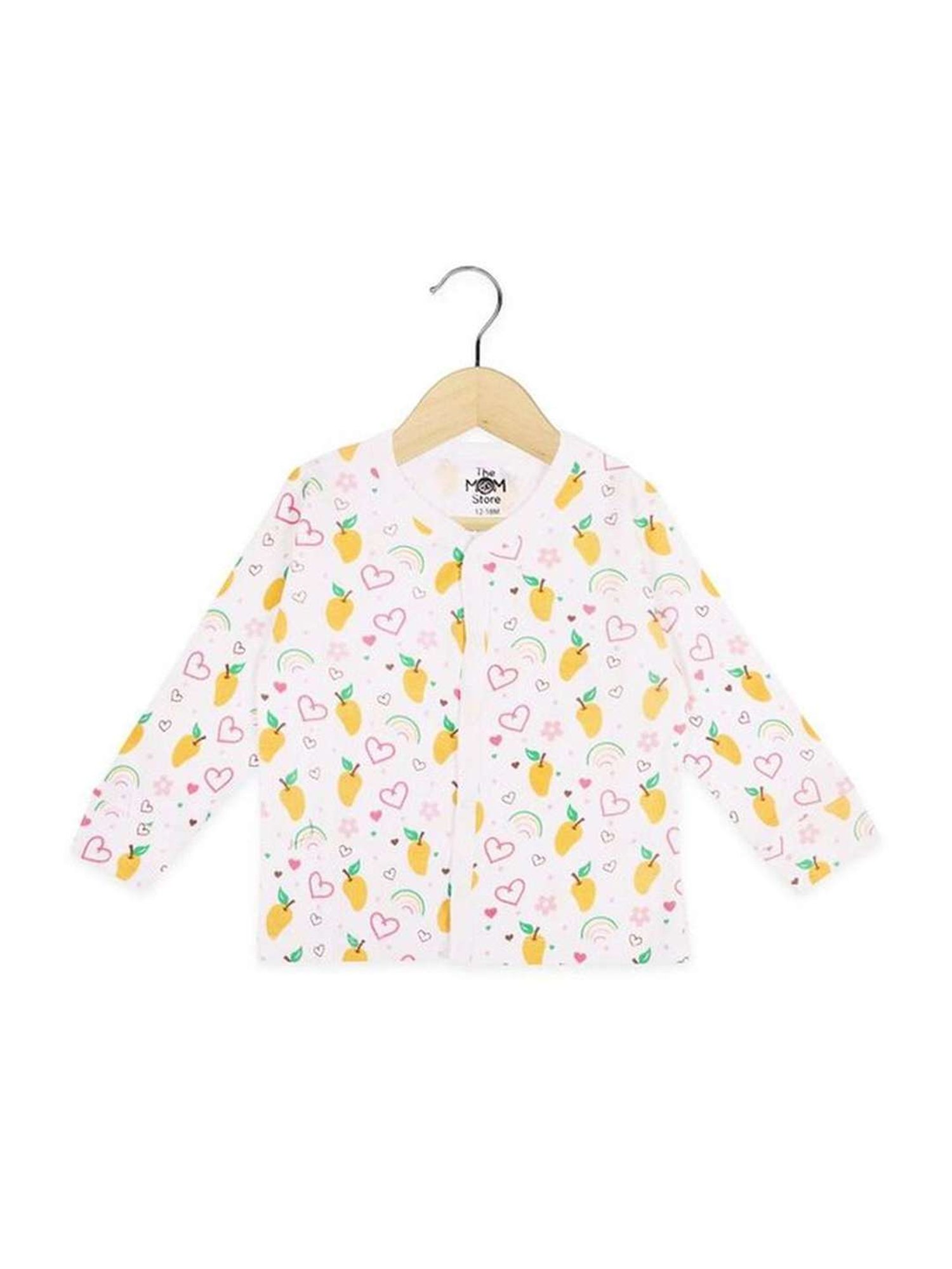 The Mom Store Boys Multicolor Cotton Printed Full Sleeves Top Set