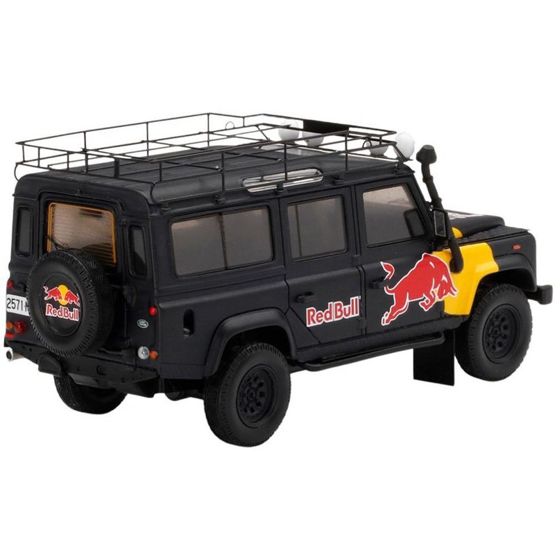 Land Rover Defender Black "Red Bull LUKA" Promotional Vehicle 1/43 Model Car by True Scale Miniatures