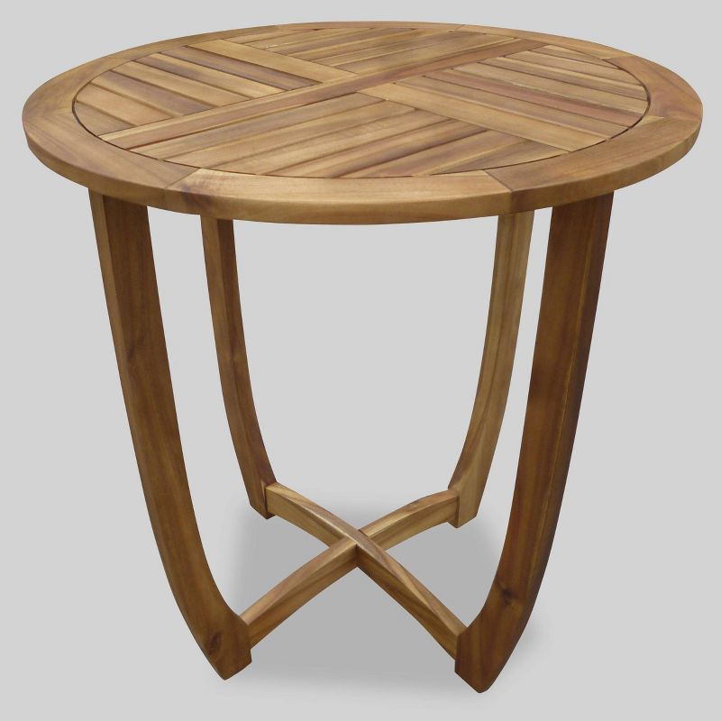 3pc Steel Bistro Set Gray - Nuu Garden