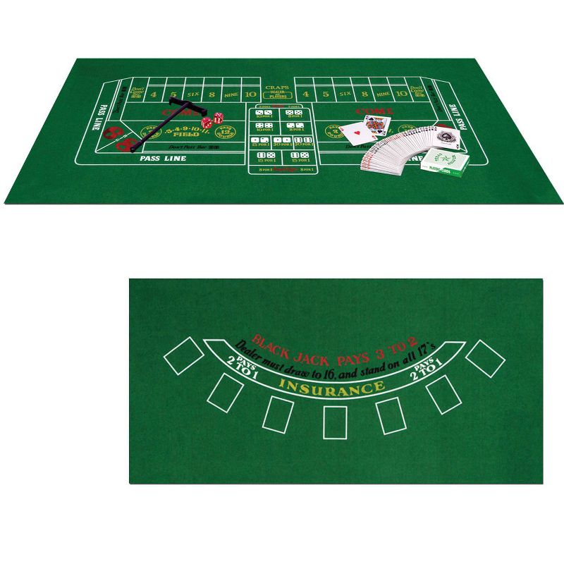 Blackjack Craps Set Halloween Prop
