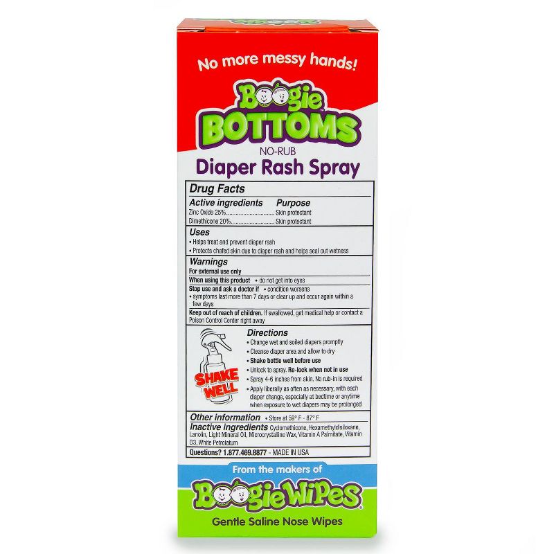 Boogie Wipes Diaper Rash Spray - 1.7 fl oz
