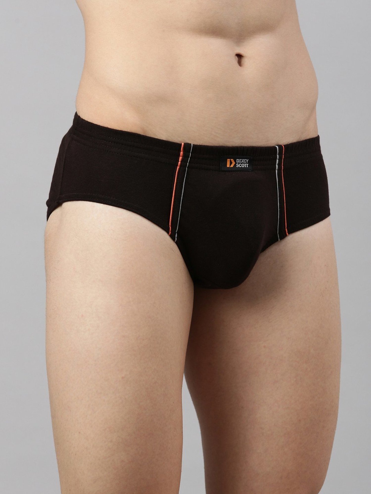 Dixcy Scott Originals Coffee Brown Cotton Regular Fit Brief