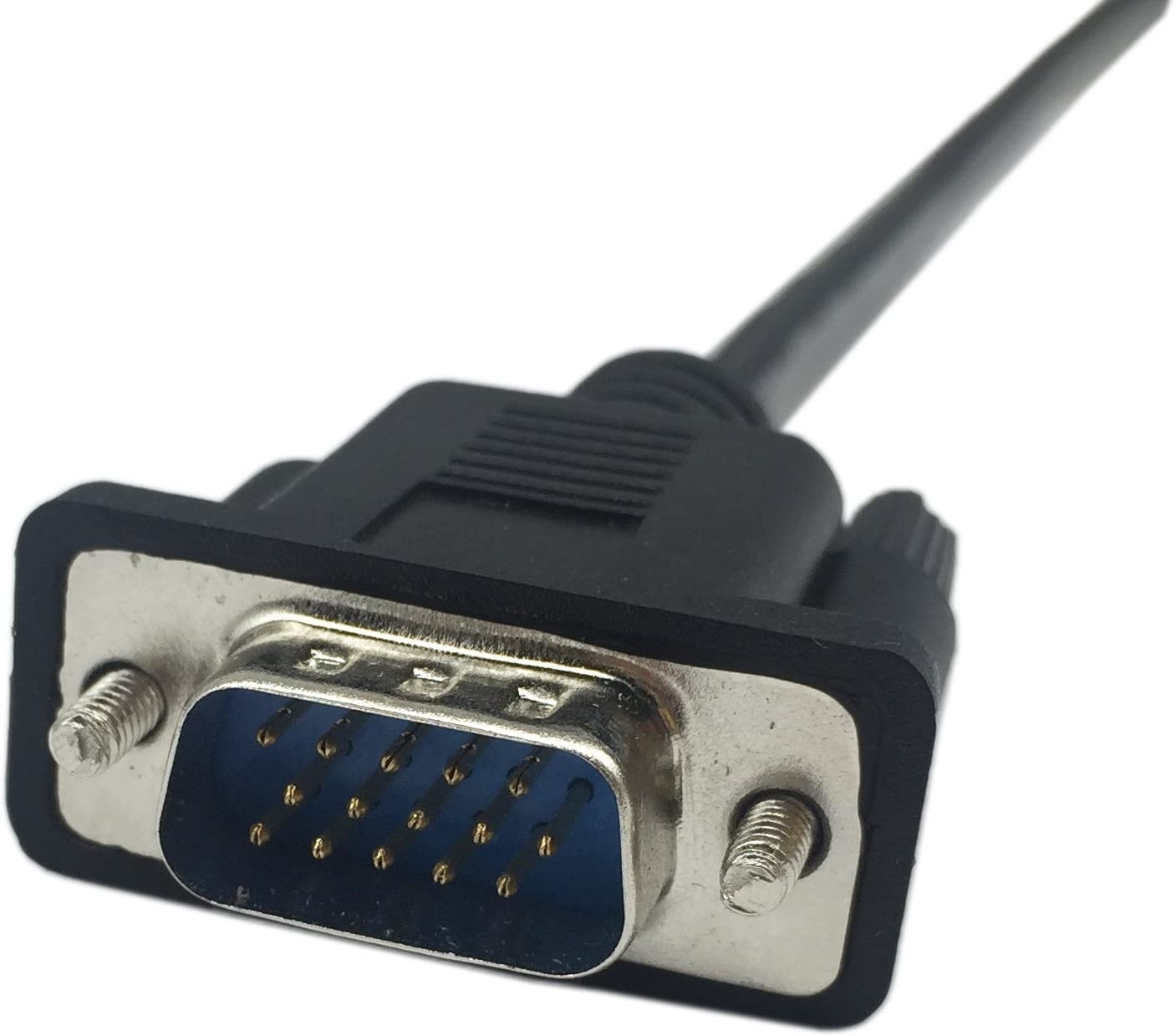 1ft VGA SVGA 15 Pin HD15 Male to Male Adapter Video Monitor Cable for PC Laptop TV Porjector(mm)