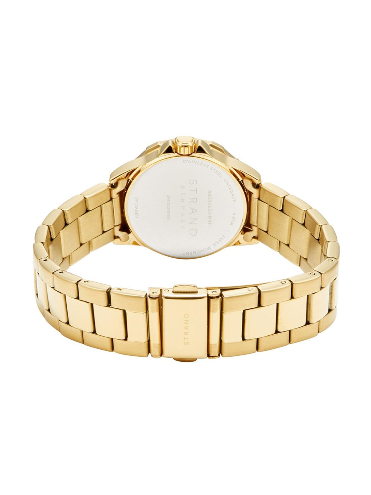 STRAND by Obaku S744LDGESG Aberdeen Mini Sugar Analog Watch for Women