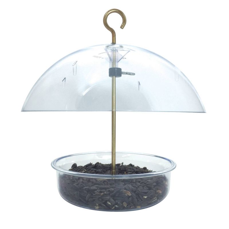 Droll Yankees Seed Saver Bird Feeder - Clear